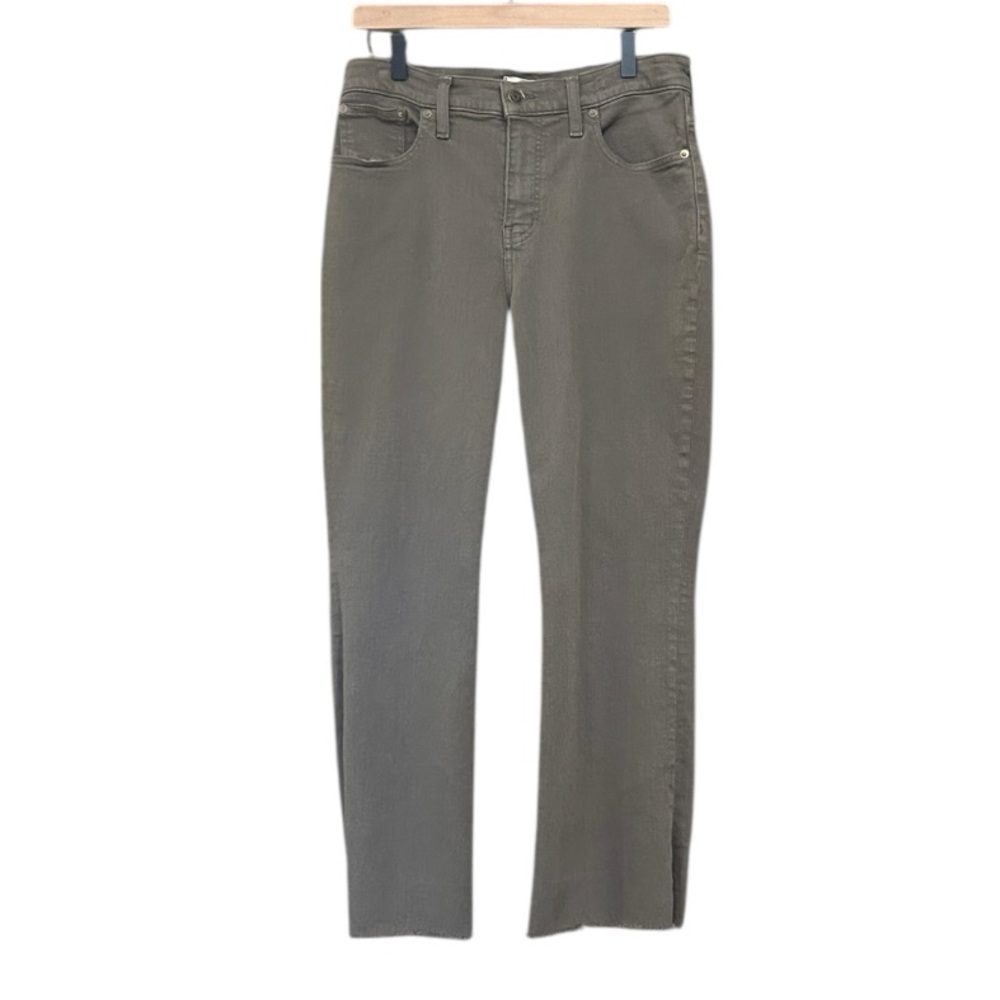Madewell Mid-Rise Kick Out Jeans in Olive Women’s Size 29